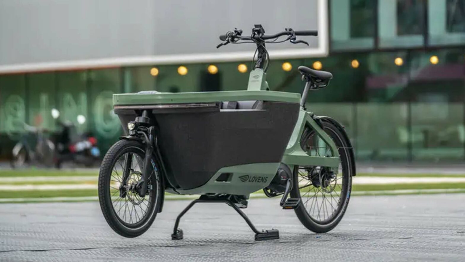 Bike Totaal Krimpen - Lovens - elektrische bakfiets - groen