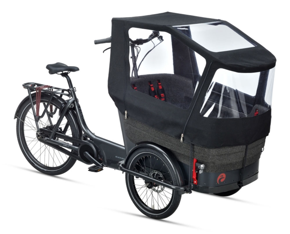 Bike Totaal Krimpen - Batavus - Fier - 3 - regenhuif- accessoires - elektrische bakfiets